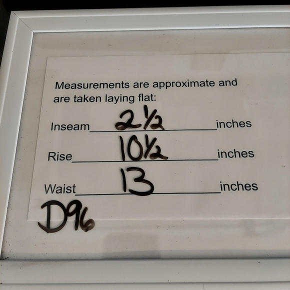 Skies Are Blue Navy Boho Embroidered Trim Shorts S - Picture 12 of 12